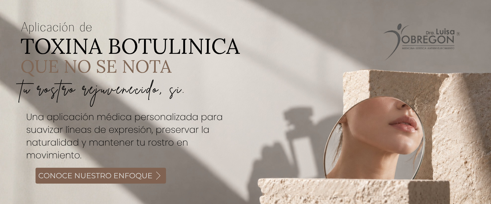 Aplicación de toxina botulínica - Dra. Luisa Obregón