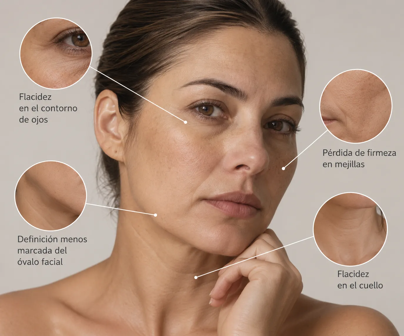 Flacidez facial