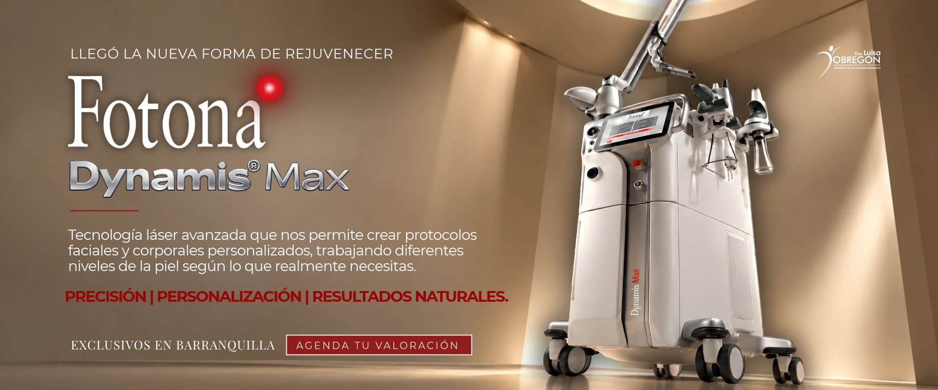 Llegó Fotona Dynamis Max - Dra. Luisa Obregón