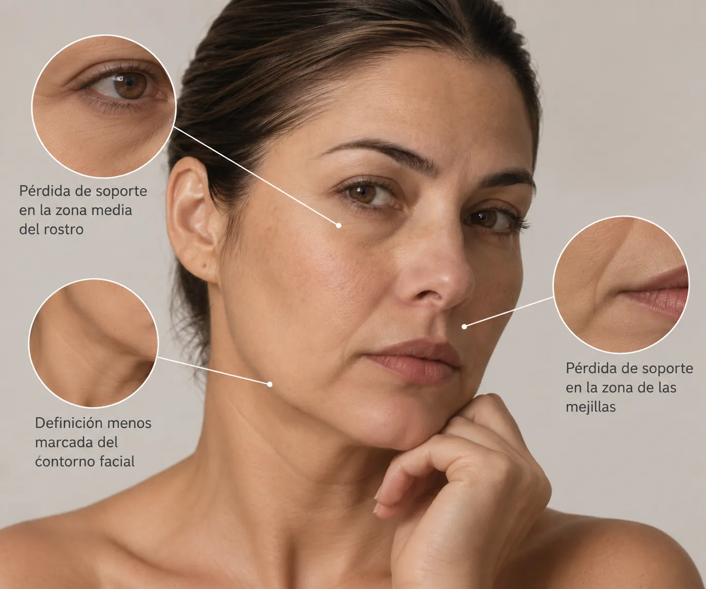 Pérdida de soporte facial