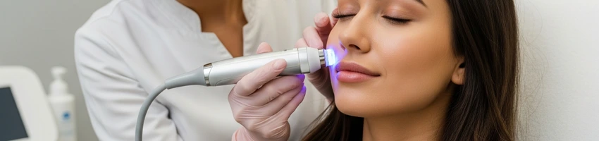 Tratamiento preventivo facial en clínica estética